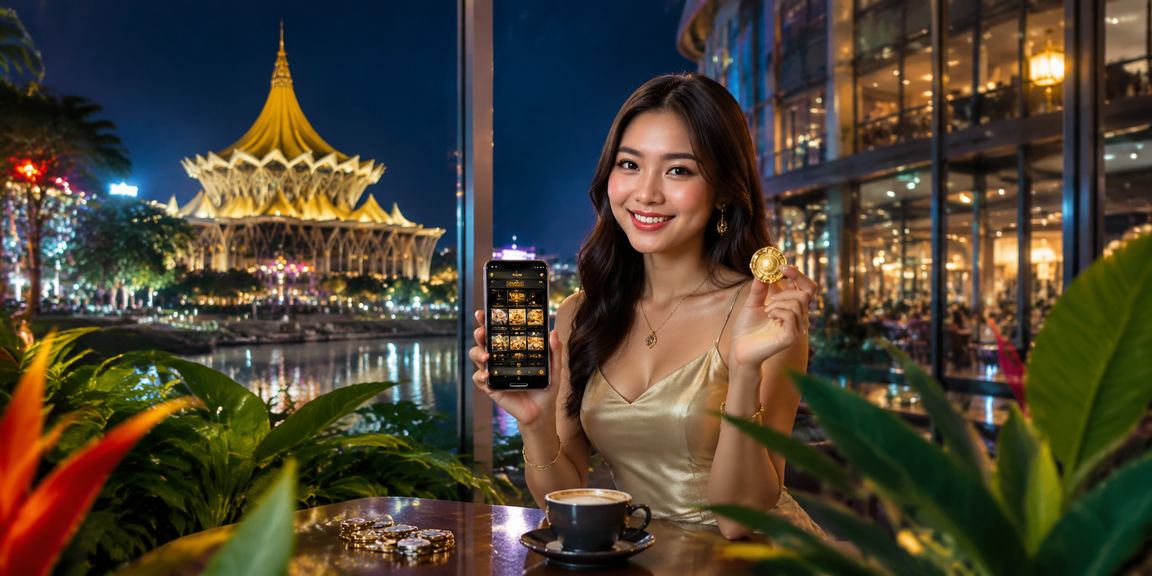 Pemain kasino langsung di Sarawak menggunakan telefon mudah alih dengan lancar